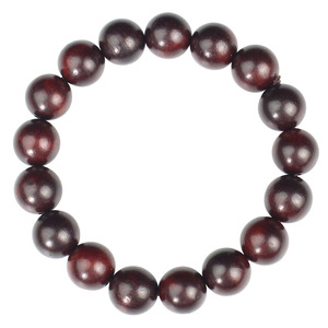 Blood Sandalwood <b>Bracelet</b> 12mm Natural Wood Beads Unisex Buddhist Jewelry Everyday Wear Collectible Gift - Product Image 2