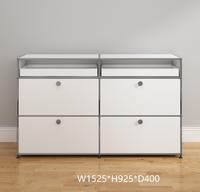 Meubles modulaires modernes et minimaliste, 5 pièces, étagères latérales pour décoration de meubles à manger