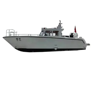 36ft NEU Style Geschweißtes Aluminium Hard Top Fishing Working Patrol Boot mit Kabinen