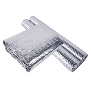 Feuille d'aluminium réfléchissante à bulles Feuille d'isolation pour <span class=keywords><strong>radiateur</strong></span> Feuilles de 5m x 60cm Matériau <span class=keywords><strong>isolant</strong></span> économe en énergie - Product Image 2