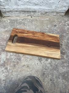 Planche à découper extra large en bois d'acacia, planche à découper de boucher, bloc de découpe de cuisine, emballage personnalisé avec logo, boîte chaude - Product Image 4