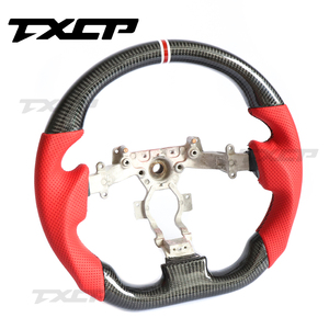 ปรับแต่งคาร์บอนไฟเบอร์ปลอม Alcantara <span class=keywords><strong>พวงมาลัย</strong></span>สําหรับ Nissan R35 GTR 370Z Z34 350Z ตระเวน Armada y62 <span class=keywords><strong>พวงมาลัย</strong></span> - Product Image 3
