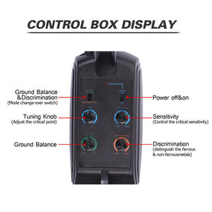 Derin yeraltı keşif saygın aracı için çok yönlü <span class=keywords><strong>MD5008</strong></span> taşınabilir <span class=keywords><strong>Metal</strong></span> dedektörü çift bobinler - Product Image 2