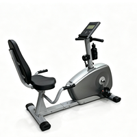 Vélo d'exercice inclinable TOPFIT, vélo d'appartement magnétique, 8 niveaux, équipement d'entraînement de fitness à domicile
