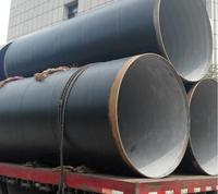 Gran oferta, tubo de acero al carbono de gran diámetro de 12m, servicio de corte personalizado, técnica ERW soldada en espiral Premium para infraestructura