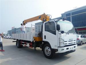 شاحنة بضائع ايسوزو 2 مع 5 طن x4 شاحنة رافعة قابلة للطي مركبة على شاحنة - Product Image 2