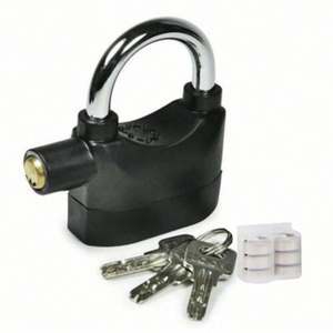 SY143 Security Anti-Theft Waterproof Motor Bicycle <b>Lock</b> Siren Safety Padlock Door <b>Pad</b> <b>Lock</b> - Product Image 1
