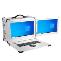 Precio de fábrica Laptop de negocios resistente de doble pantalla de 17,3 pulgadas I5 I7 I9 1TB Diseño reforzado duro para fabricación industrial
