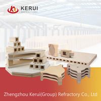 KERUI Remise de quantité Four en céramique réfractaire Meubles Cordiérite Mullite Pipe Poteaux