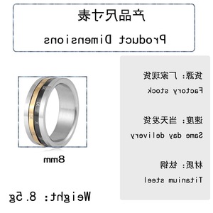 yunnique <b>Titanium</b> Steel <b>Ring</b> Roman Numeral Rotating Men's Fashion Jewelry Steel Color Geometric Design Gift - Product Image 2