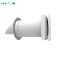Système de ventilation à récupération de chaleur décentralisé avec échangeur d'enthalpie IP22 pour chambre moderne, efficacité 92%, mural