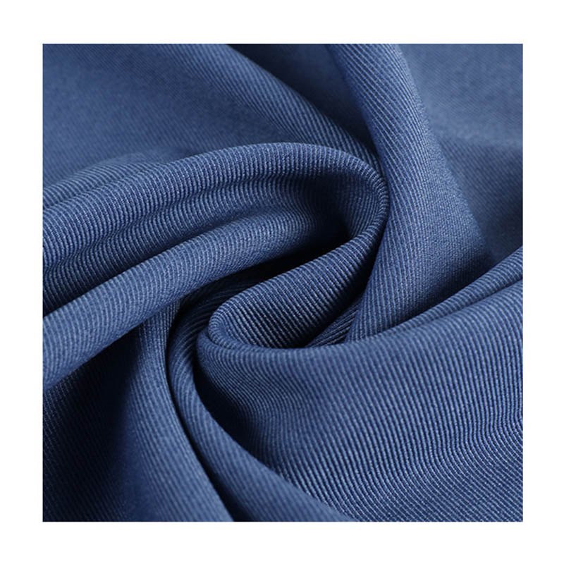 Высокое качество 260GSM красочные 77% полиэстер 16 вискоза 7% спандекс ткань саржа для брюк