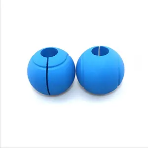 Hot Sale Gym Accessoires Fitness Siliconen Fat Ball Hand Dumbbell Grepen Voor Gym