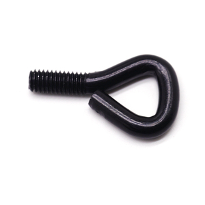 Vis à œil de mouton noire, haute précision, pour installations de quincaillerie, fixations décoratives pour cordes, garantissant un accrochage sécurisé - Product Image 4