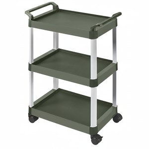 Chariot de rangement domestique en plastique à quatre roues peu encombrant pour outils OEM Organisation intelligente personnalisable dans chaque pièce - Product Image 1