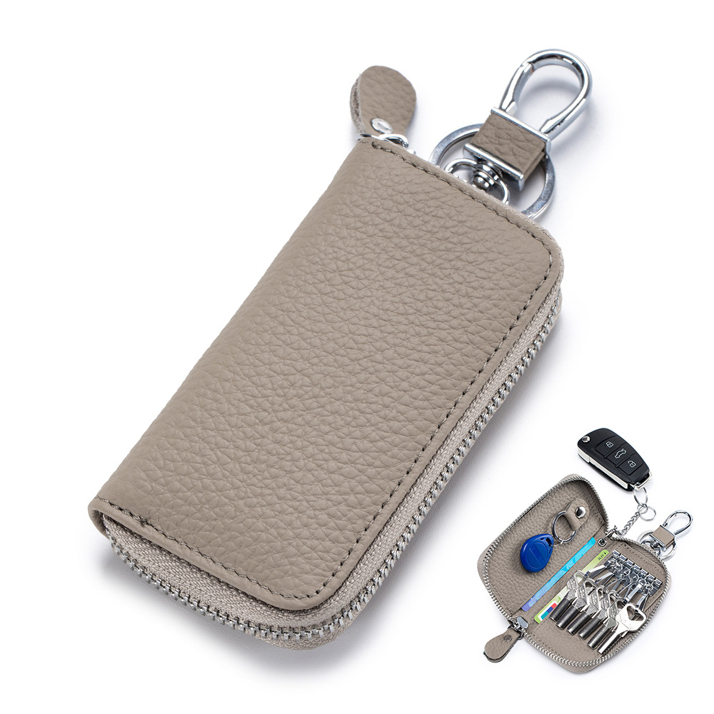 Key Holder Brand - Fashionable Genuine Leather Key Wallet - Guangzhou Jidi Leather Goods
