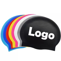 Gorro de natación de silicona con estampado OEM para niños, suministro profesional