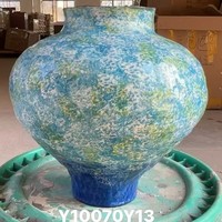Vas Bunga Hidroponik Kreatif Buatan Tangan Jingdezhen, Hiasan Dekorasi untuk Pintu Masuk Rumah dan Ruang Tamu