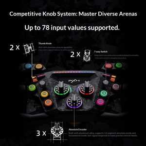 Consola de Juegos PXN <span class=keywords><strong>GT</strong></span> ONE, Simulador de Carreras, Botones Personalizados, Palancas de Cambio de Fibra de Carbono, Volante de Juego - Product Image 2