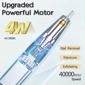 YK701, Lijadora de Uñas Profesional de 40000 RPM, Torno Eléctrico para <span class=keywords><strong>Manicura</strong></span> y Pedicura, Máquina de Taladro Rotatorio para Uñas de Gel Acrílico - Product Image 5
