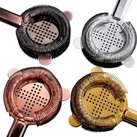 Shaker à cocktails en bambou de style japonais avec filtre séparateur en forme de croix pour glace