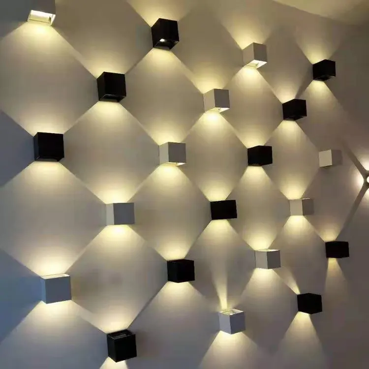 3W5W Indoor LED Wall Lamp Up and 8W Down Aluminum Decorate Wall Sconce bedroom LED Wall Light