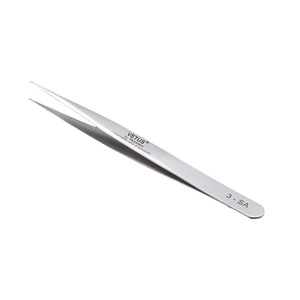 Vetus Tweezers Pointed 3-SA Stainless Steel <b>Precision</b> <b>Tool</b> For Electronics Repair - Product Image 1