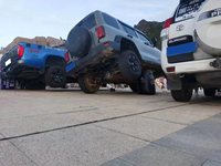 Cric gonflable pour échappement de voiture tout-terrain, 2 tonnes, 3 tonnes, 4 tonnes, 4 T, 4x4, 4x4