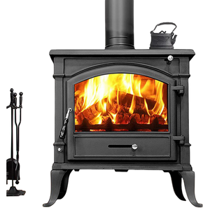 Vente d'usine Poêle à bois en fonte Nouveau design Poêle à bois moderne sans fumée - Product Image 2