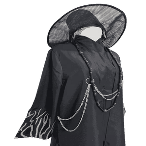 Costume de cosplay K-POP Witch Hunting Group <span class=keywords><strong>Shaga</strong></span> Boy Qin Yu pour enfants, perruque noire en polyester, ensemble de costumes, robes, chasseurs de démons d'Halloween - Product Image 3