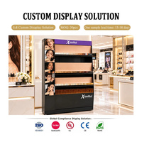Présentoir de Maquillage Personnalisé sur Pied à 4 Niveaux pour Magasin – Solution d'Angle pour Produits de Beauté