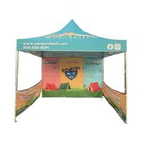 Tente personnalisée Sunshine avec logo, publicité extérieure, salon professionnel, tente pliante personnalisée imprimée, tente d'événement 10x10