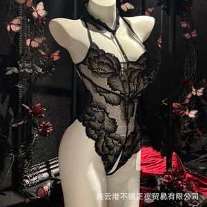 Body de encaje sexy para mujer, perfecto para lencería erótica nocturna, seductor y atractivo, sin necesidad de quitarlo. - Product Image 3