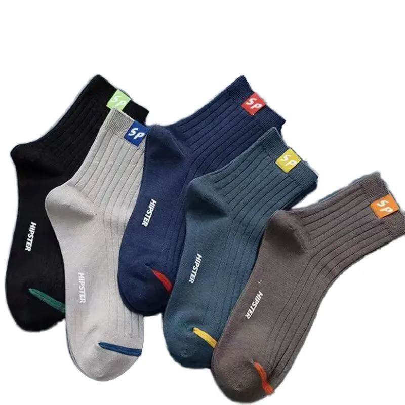 Sifot Wholesale Custom Fashion Men's Cotton Socks for Autumn and Winter Sports High Deodorant Trendy Women's Socks