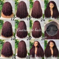 Perruque frontale 13*4 Pixie bouclée, perruques en cheveux humains super double drawn, haute qualité et prix d'usine, 100% cheveux humains