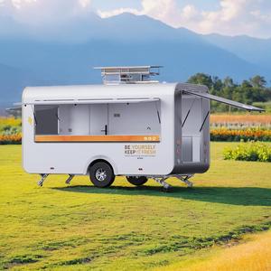 Diskon besar pengiriman dapur lengkap wadah Hot <span class=keywords><strong>Dog</strong></span> kereta Makanan Cepat truk Trailer dengan roda - Product Image 5