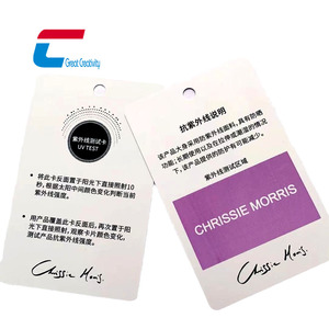 Tarjeta de prueba de sensor UV que cambia de color de plástico de verano caliente impresión personalizada tarjeta indicadora de intensidad de rayos UV - Product Image 6