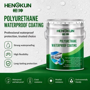 Revêtement liquide imperméable en polyuréthane pour bâtiments résidentiels, toitures commerciales, surfaces en béton - Application au pinceau - Product Image 1