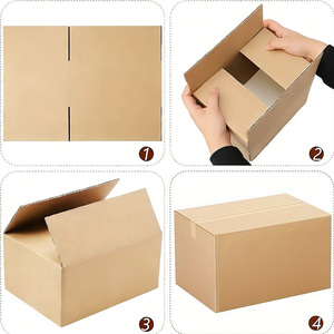 صندوق شحن كبير مزدوج الجدار سميك ومتين، كرتون مموج من 5 طبقات، صندوق كرتون مخصص الحجم للنقل - Product Image 2