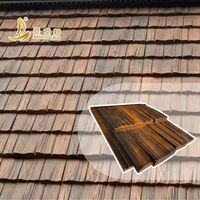 Materiales de Construcción, Tejas de Plástico de Poliéster, Forma de Cadar, Fáciles de Instalar, Garantía de 50 Años, Tejas con Aspecto de Madera
