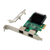 Carte réseau serveur Ethernet LAN double port/RJ45 2.5GbE interne PCIe X1 RTL8125BG en stock