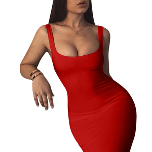 Vestito a matita da donna Sexy e elegante senza maniche di base <span class=keywords><strong>Midi</strong></span> Night Out - Product Image 3