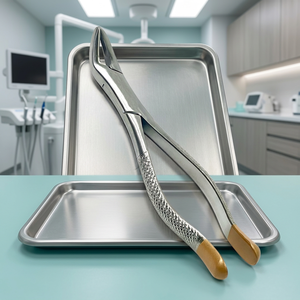 Pinzas de Extracción Dental Profesionales de Acero Inoxidable Reutilizables, Instrumento Quirúrgico Dental para DMD - Product Image 3