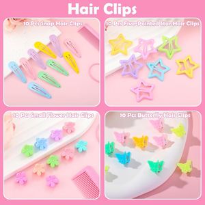 Girls' & Babies' Promotional <b>Gift</b> Sets Band Hair Accessories Combination Set Hair Rope Side Clip <b>Gift</b> <b>Box</b> - Product Image 3
