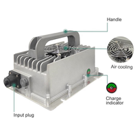 Chargeur de batterie embarqué professionnel pour voitures électriques 36V 48V 60V 72V pour batteries au plomb, Li-ion et LiFePO4
