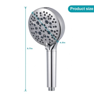 <span class=keywords><strong>Pommeau</strong></span> <span class=keywords><strong>de</strong></span> <span class=keywords><strong>Douche</strong></span> Chromé Filtrant avec Douchette à 8 Jets Amovible et Filtres Intégrés pour Eau Dure - Product Image 6