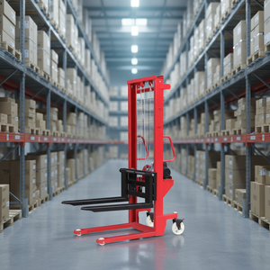 2 Ton Manual Hydraulic Pallet Stacker 1.6m Lifting Height Hand for Warehouse Workshop Material Handling - Product Image 4