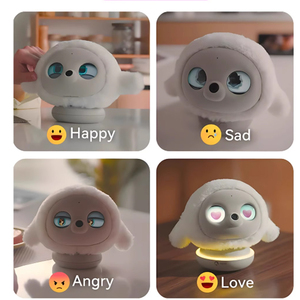 Kamomo Ropet Pro Robot Intelligente Compagno con Interazione Emotiva, Riconoscimento Facciale, Sensore Tattile, Giocattolo Intelligente da Tavolo per la Crescita - Product Image 6