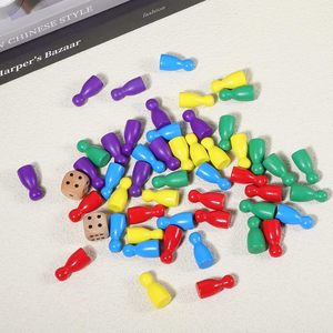 Mercado Chino en Línea, Otros Juguetes Educativos, Marcadores de Mesa, <span class=keywords><strong>Damas</strong></span> de Madera, Ludo, Piezas de Ajedrez, Juegos de Mesa, Peones, Piezas de Ajedrez - Product Image 4