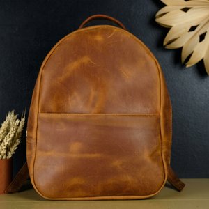 Mini Mochila de Cuero Genuino, Bolso Pequeño de Cuero Real, Mochila de Viaje de Lujo para Mujer, LMBP-0045B - Product Image 1
